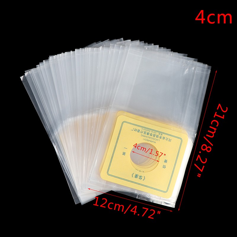 50Pcs Colostomy Bags Ostomy Stoma Cut To Fit One-Piece System Disposable Pouc F6