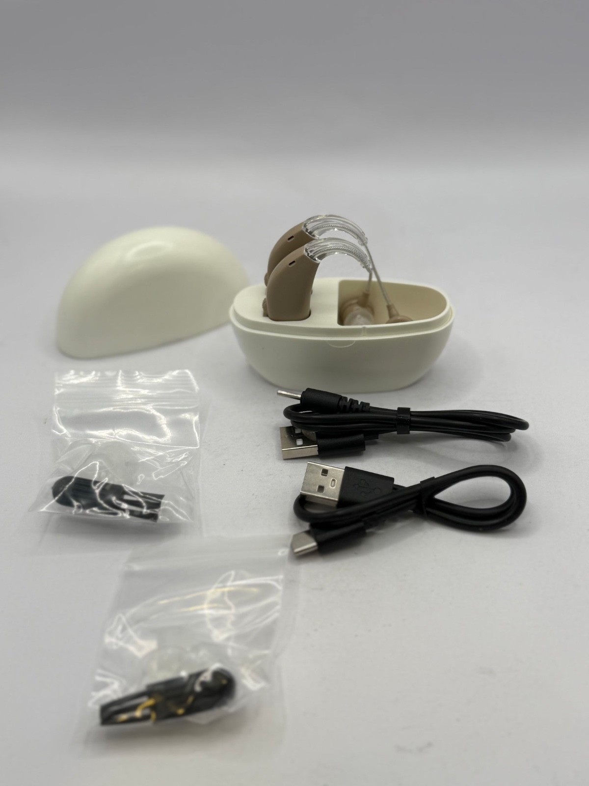 Amplificadores Auditivos De Sonido Recargables Audífonos Para Adultos Sordos