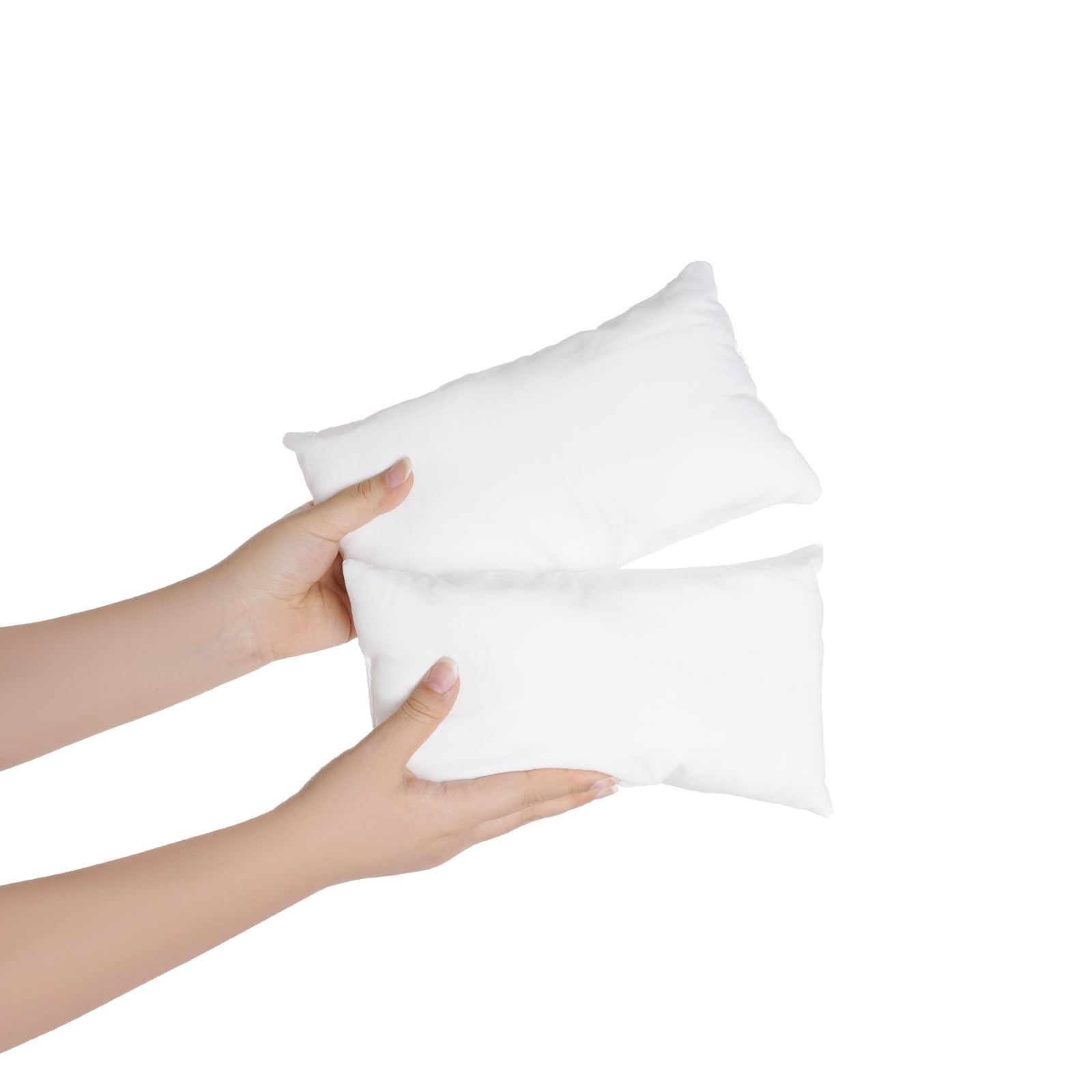 Marrywindix Tiny Pillow 2 Pack Small 9.5 inches x 5.5 inches, White