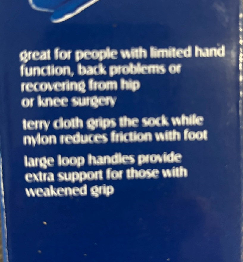 Carex Sock Aid Tool,Easily Pull on Socks without Bending, for Elderly, Disabled
