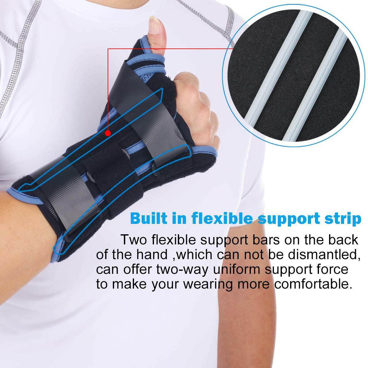 Wrist Brace with Thumb Spica Splint Support for De Quervain’s Scaphoid Fracture