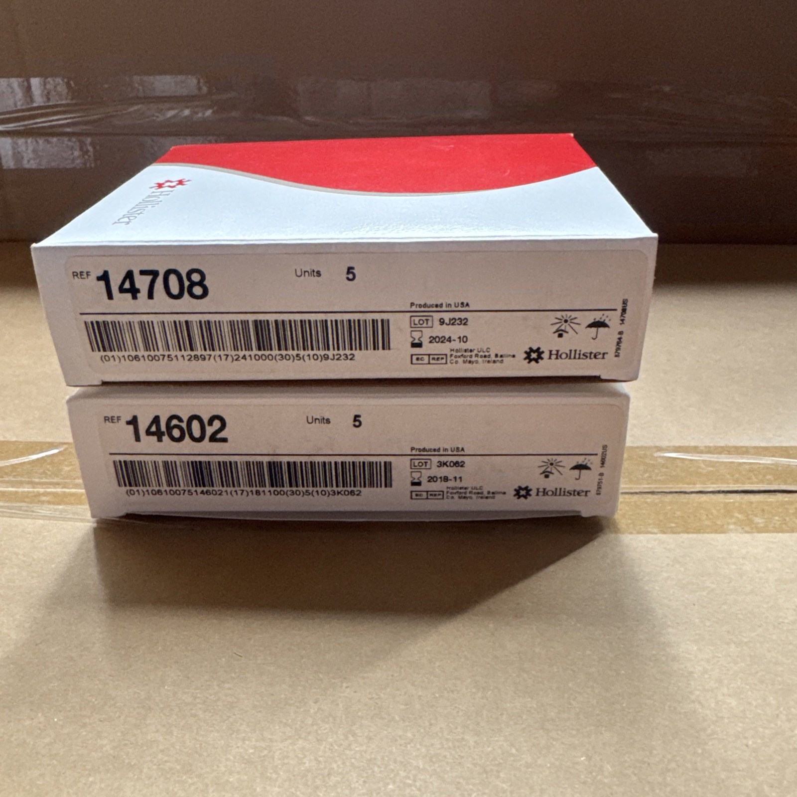 Hollister 14602 And 14708 New Image Skin Barrier Lot Of 2. Expired 2018