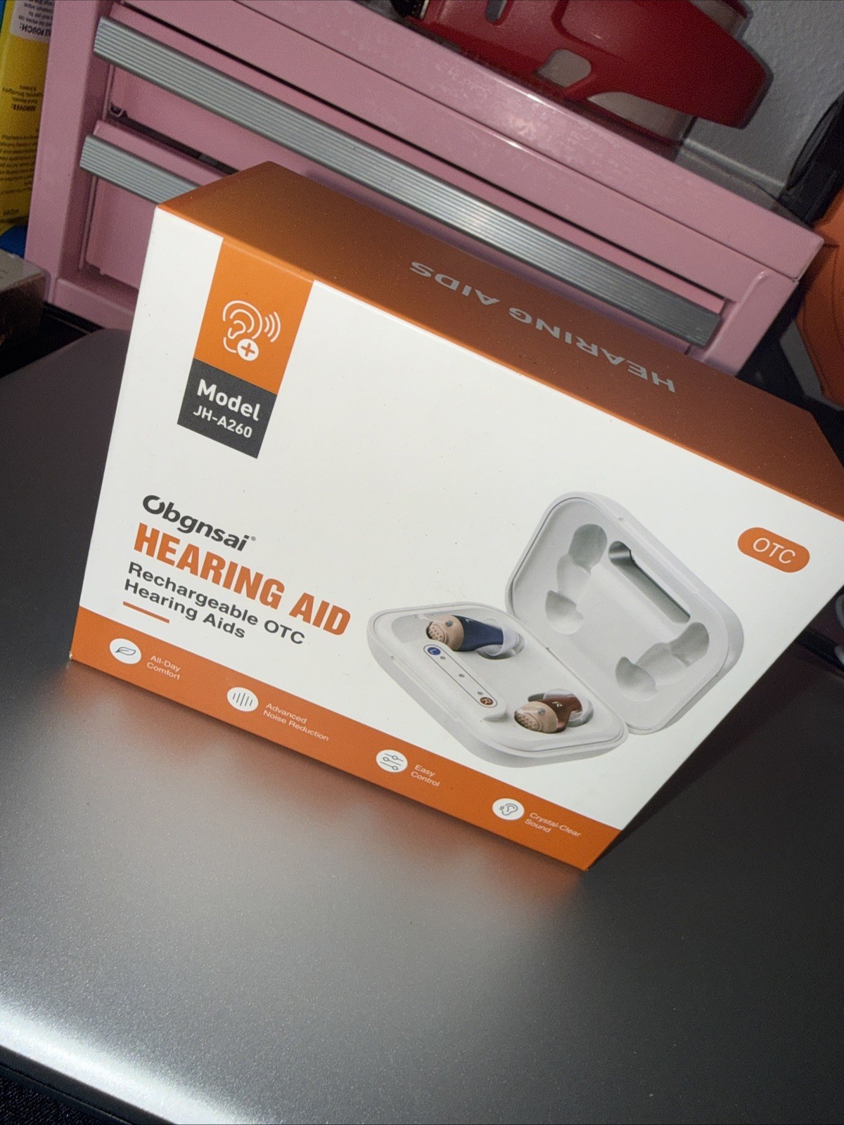 JH-A260 Hearing Aid/Amplifiers for Seniors Rechargeable Noise Cancelling