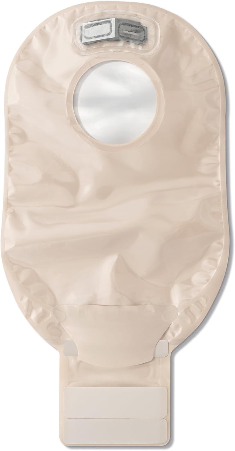 Hollister 18193 New Image 2-Piece 12” Drainable Ostomy Pouch, Red Color Code Mat