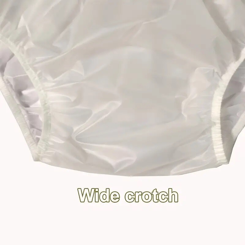 CLEAR Plastic Pants Adult DIAPER NAPPY Incontinence Underwear Diaper Cover