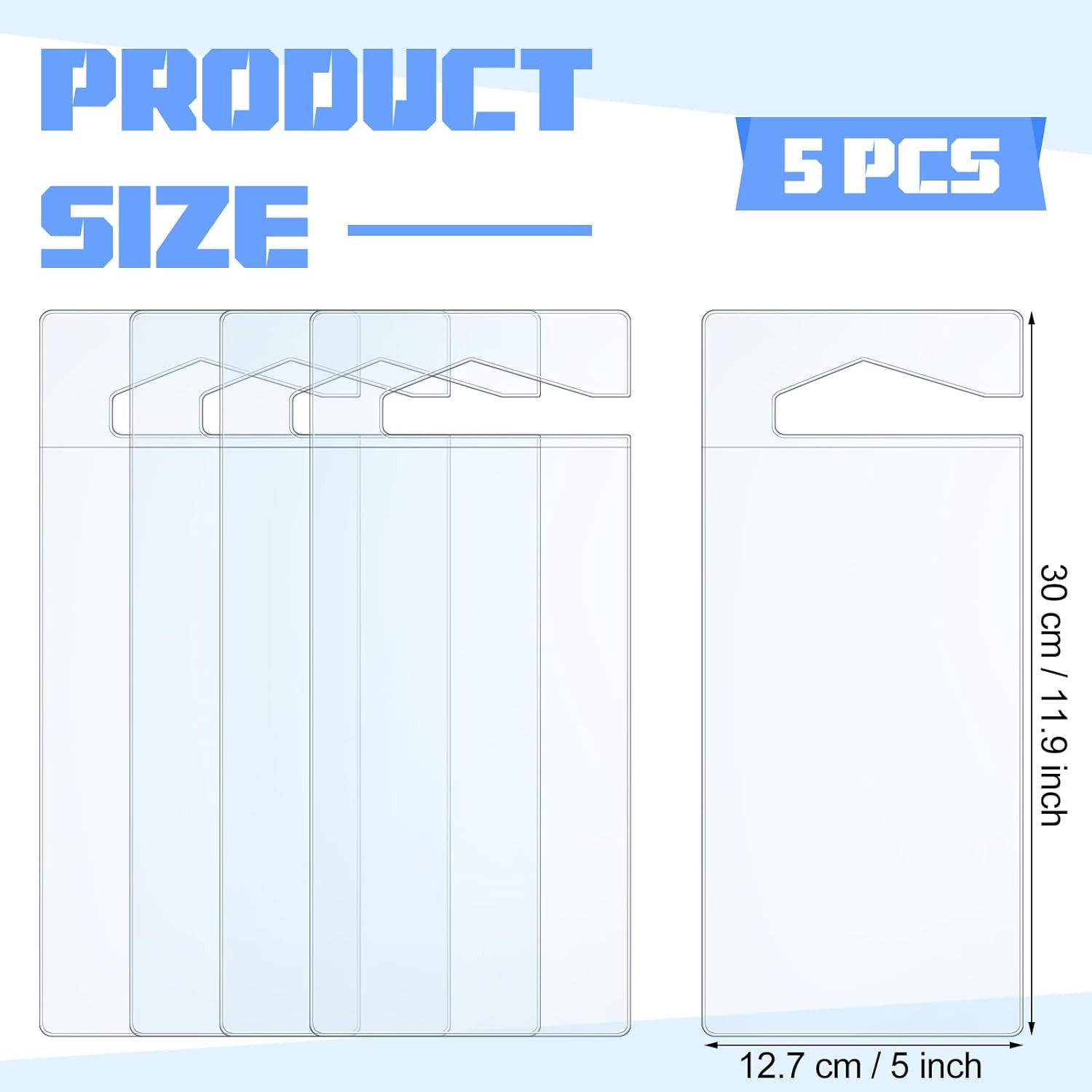 5 Pcs Handicap Placard Holder 4.5 X 10.2 Inch Disabled Parking Permit Holder for