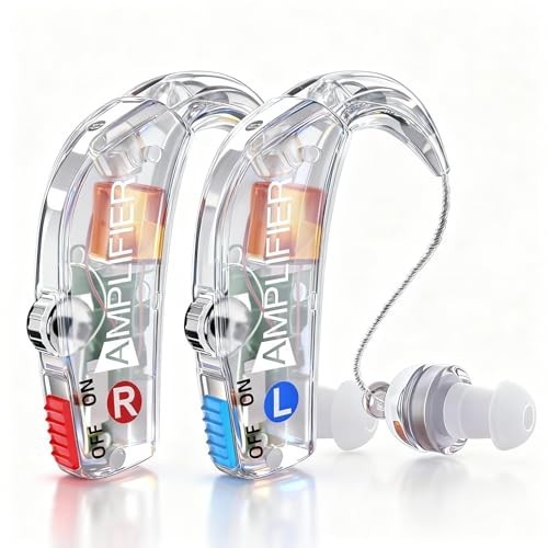 High-Performance Hearing Aids for Seniors Severe Hearing Loss, (Pair) Rechargeab