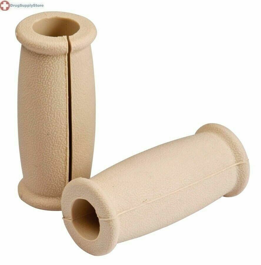 Carex Crutch Handgrips A951-00 Split, Tan – NEW – Free Shipping