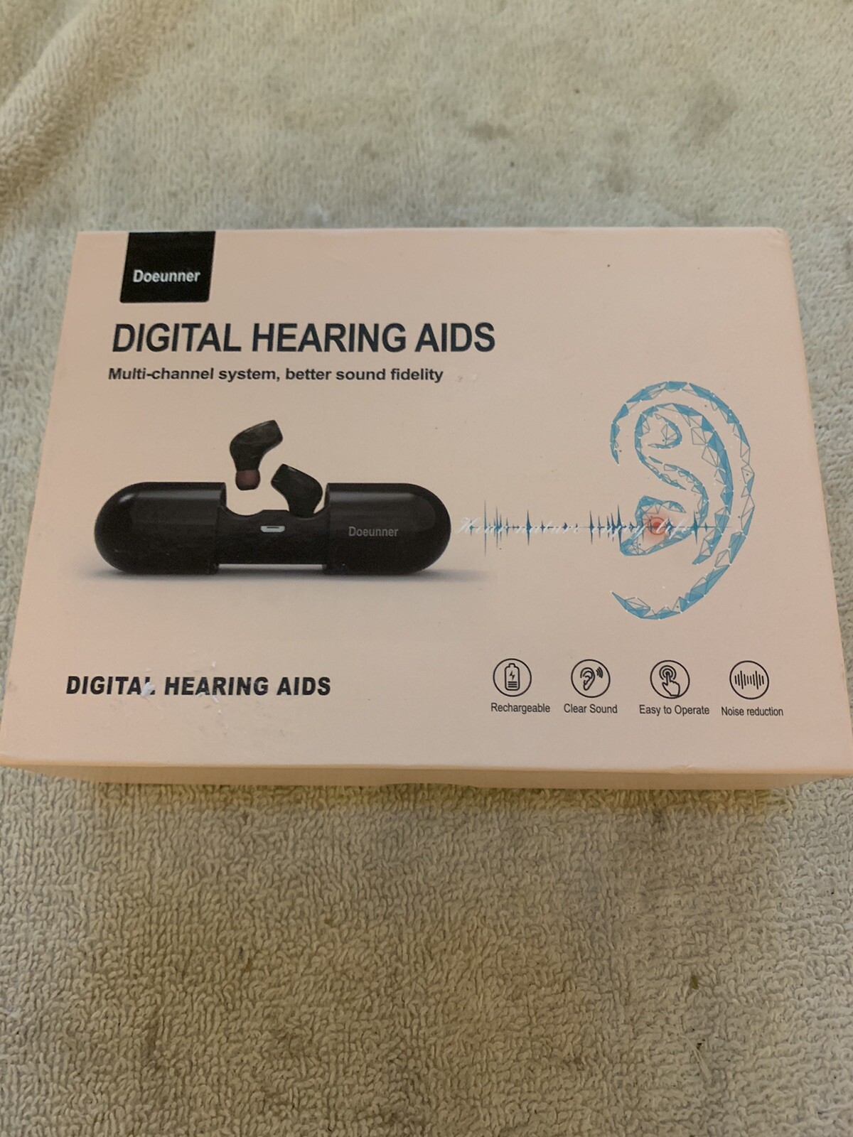 Unique Style Rechargeable Digital Hearing Aids Hearing Amplifier with Noise Canc