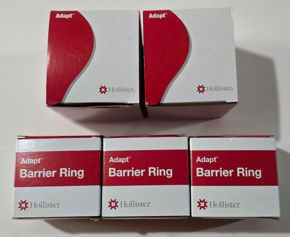 Hollister Adapt 7805 Ostomy Barrier Rings 2″ FIVE BOXES of 10 Total 50 Units