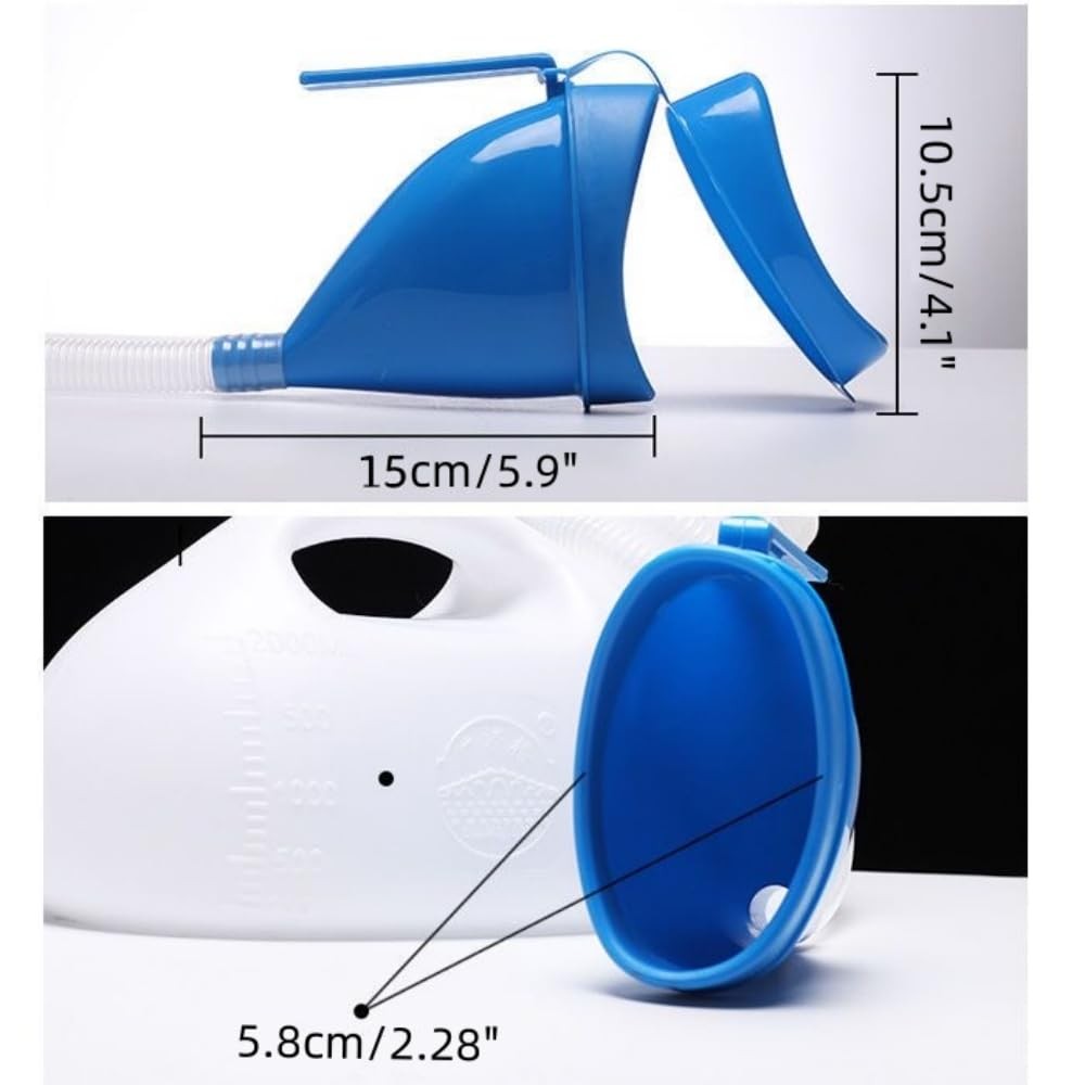 Unisex Female or Male Bed Urinal,Universal Potty Pee Bottle Collector Travel …