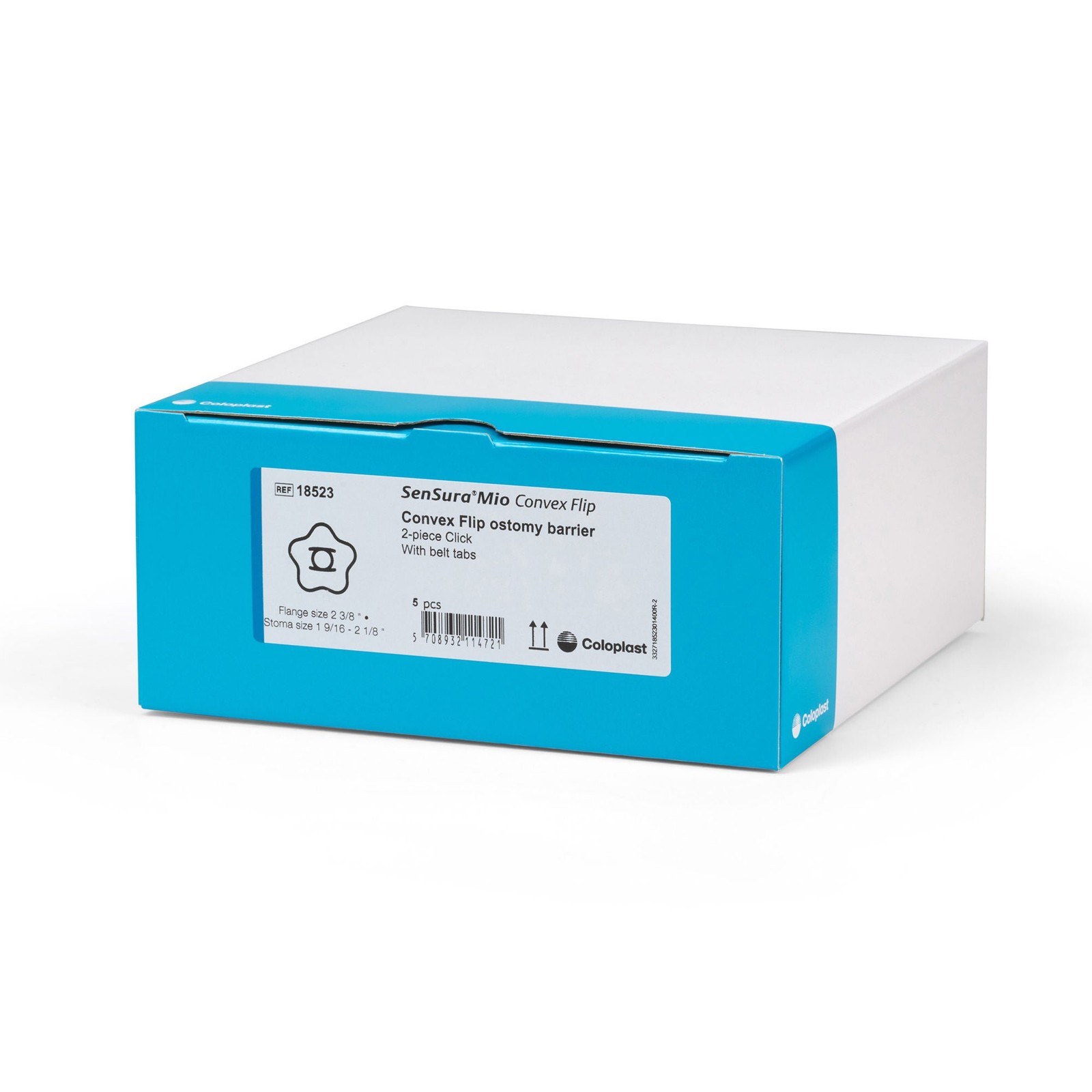 Coloplast Precut Extended Wear Ostomy Barrier 60 mm Flange 5 per Box