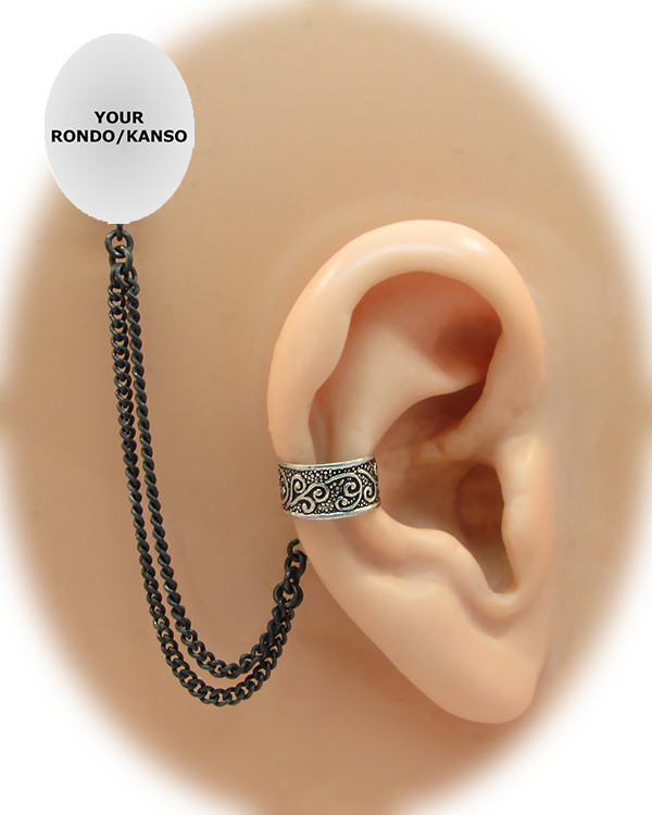 Celtic Ear Cuff HearClip – Safety Line Retainer for Kanso Cochlear Implant
