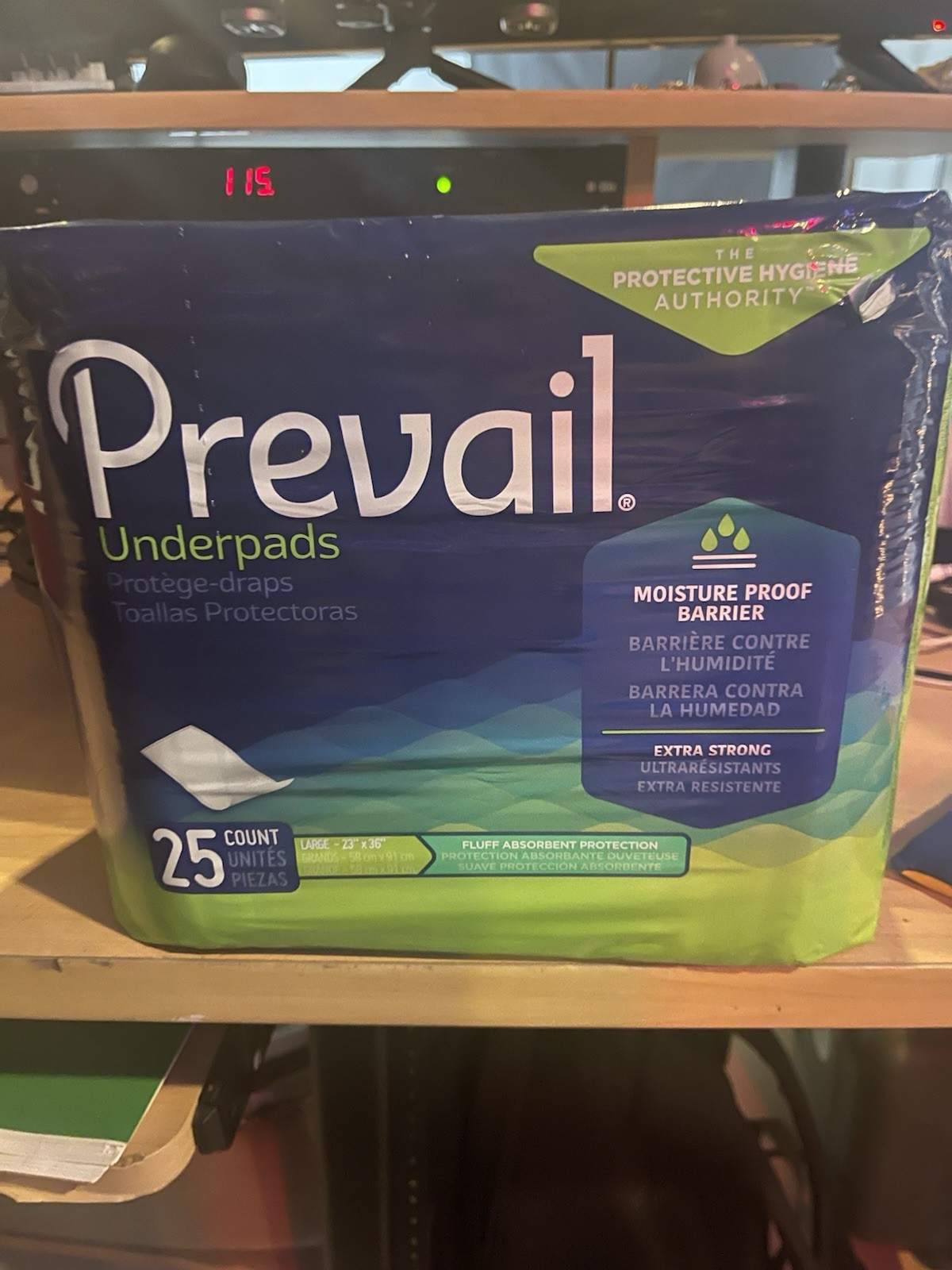 Prevail Total Care Disposable Underpads Fluff 23X36″ / 25 PADs Medical Grade