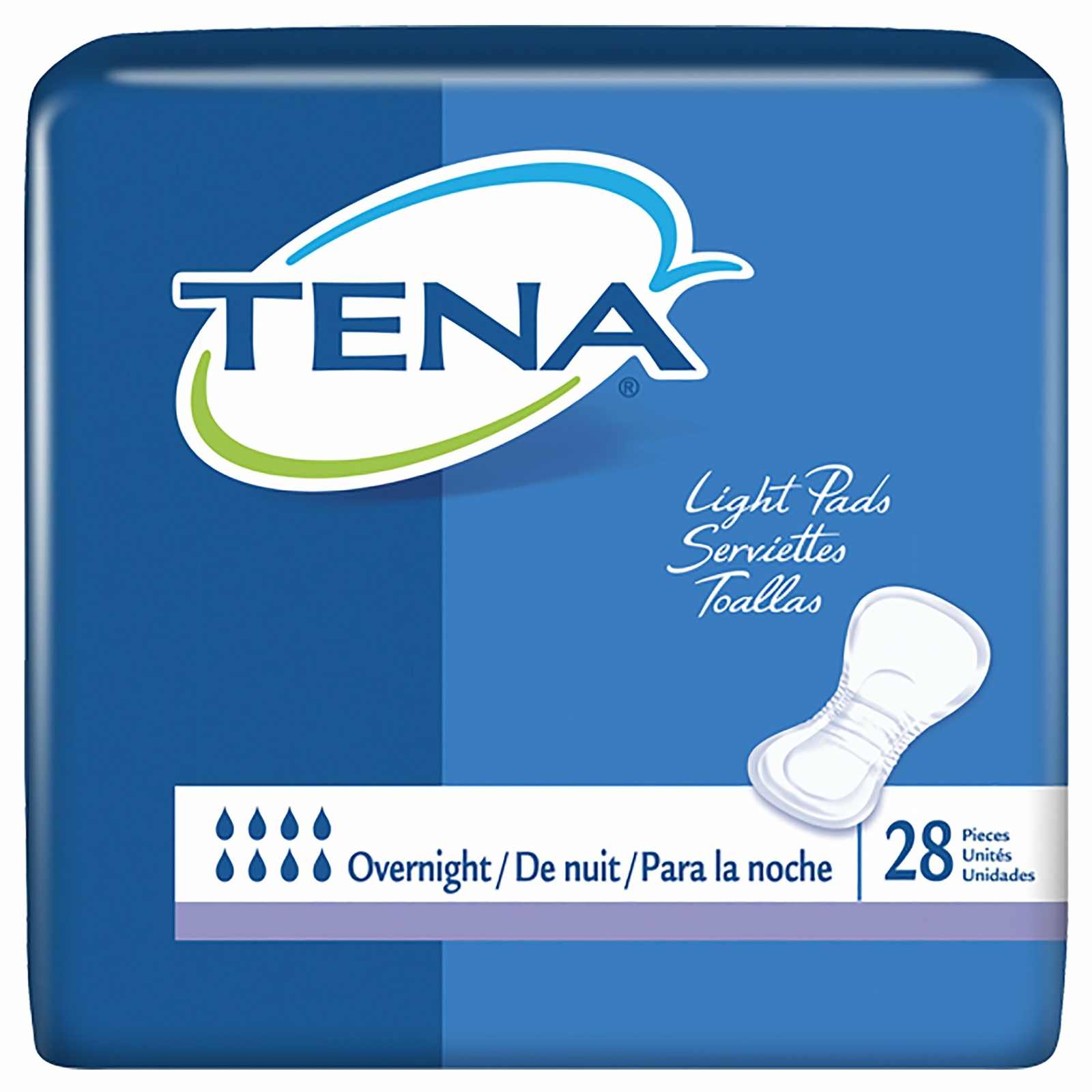 TENA ProSkin Overnight Unisex Incontinent Pad Overnight 16″ L 47809 84 Ct