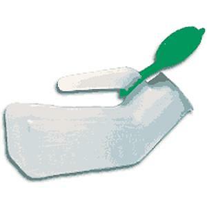 Carex Male Urinal, 32 oz. With Cover, Single Patient Use, Pack of 3