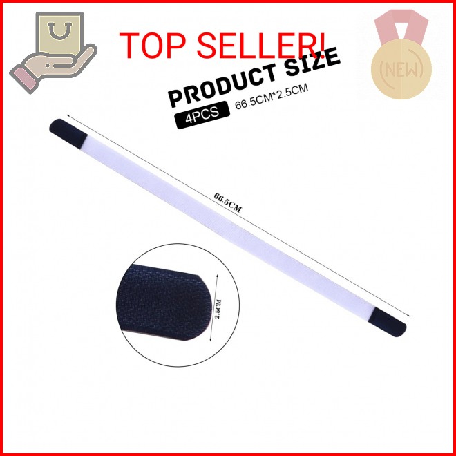 Catheter Leg Bag Strap 26”X 1” Urine Drainage Bag Straps 4 Pcs Leg Urinary Bag