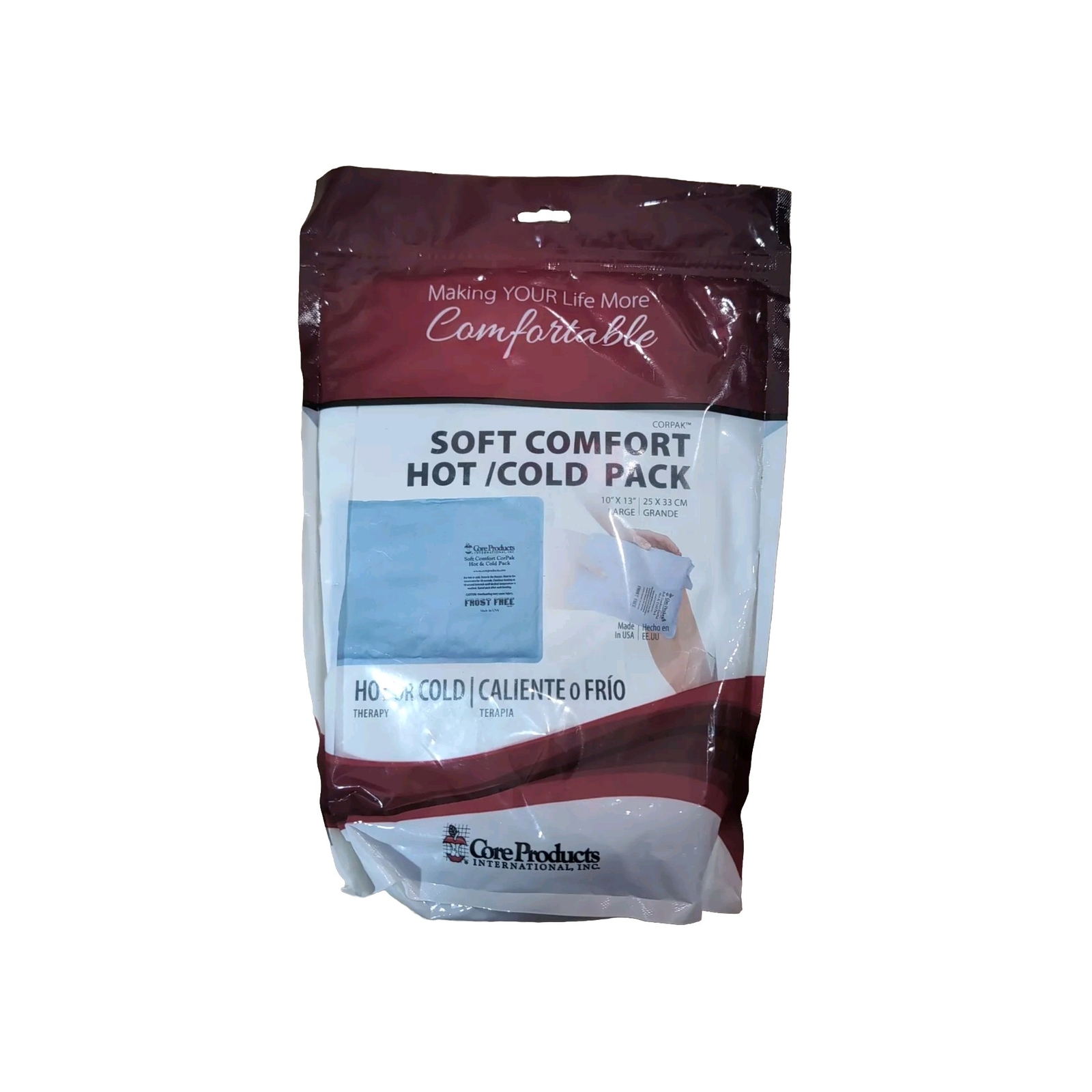 NEW Core Products Soft Comfort Corpak Hot/Cold Pack 10×13″ Large Therapy
