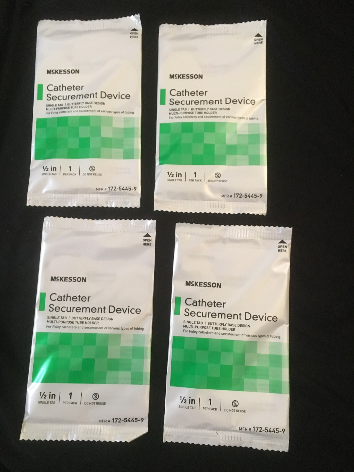 McKesson Catheter Securement Device 172-5445-9 – one per pack 1/2″