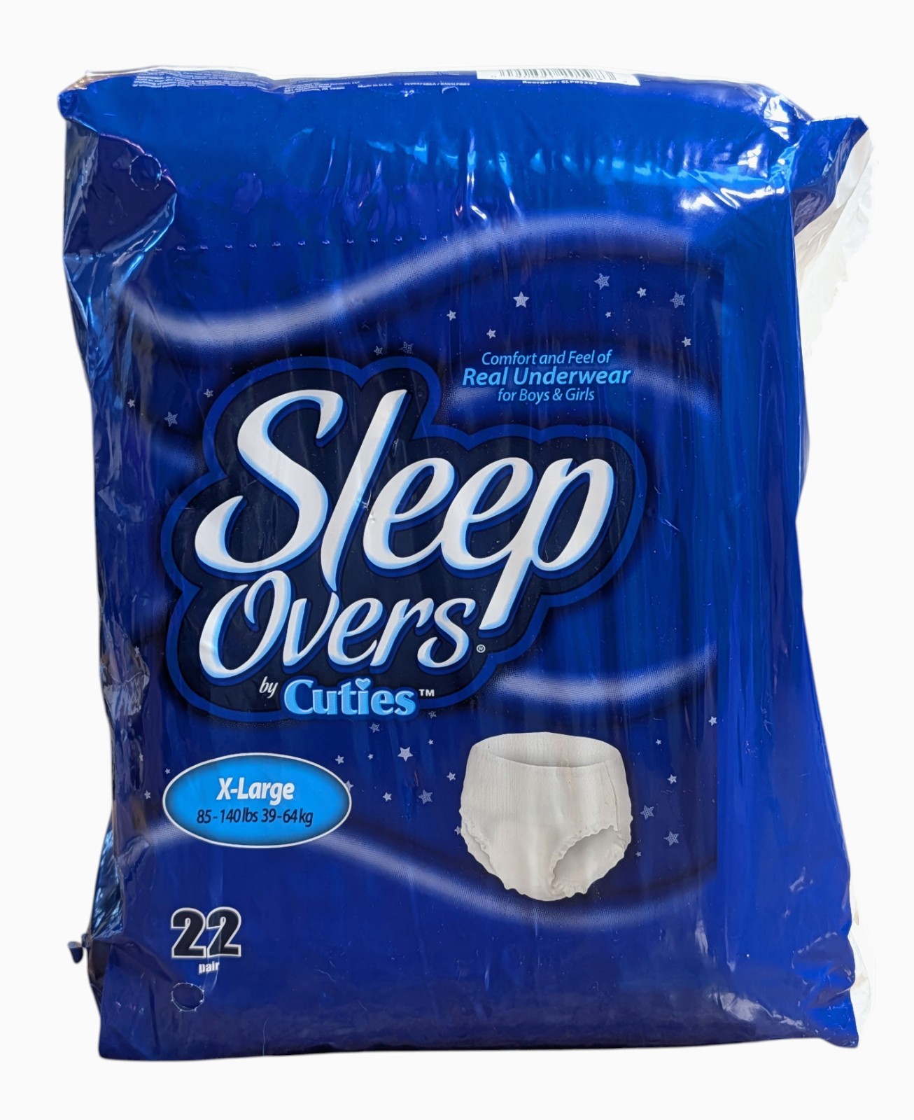 Sleep Overs by Cuties – X-Large 85-140 lbs – 22 Count