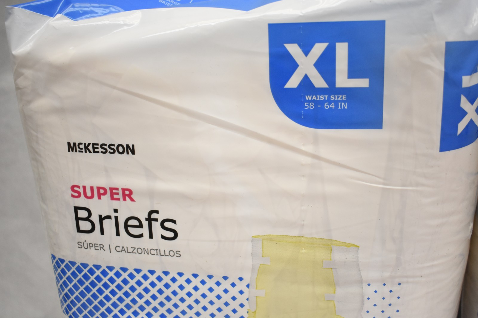 Lot of 4 McKesson Super Moderate Absorbency Adult Disposable Cloth Brief Diapers
