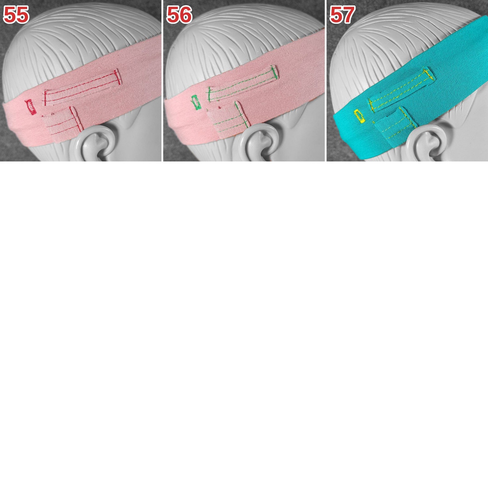 3 Cochlear Implant Headbands fof Kids, Size S
