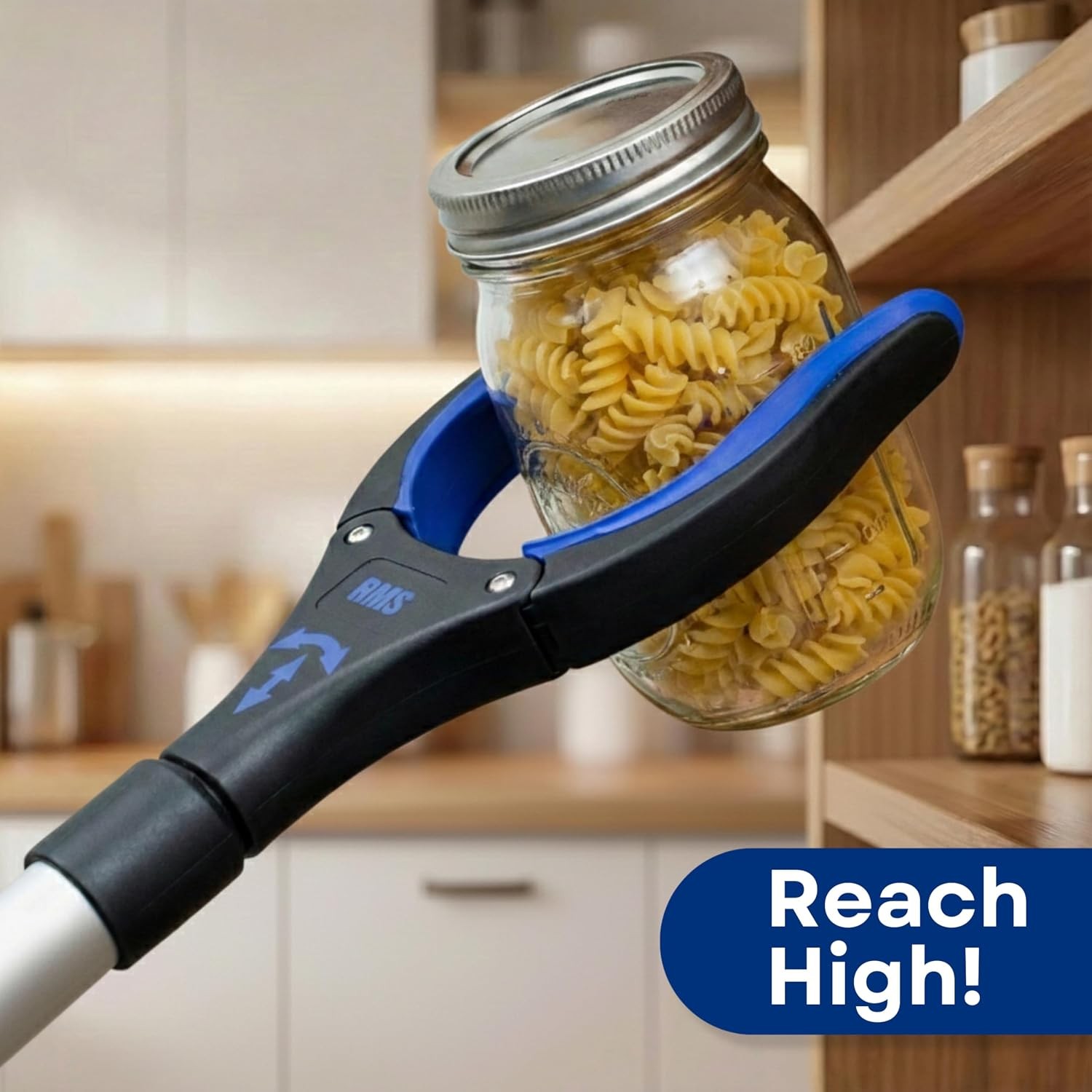 34 Inch Extra Long Reacher Grabber – Foldable Gripper and Reaching Tool with