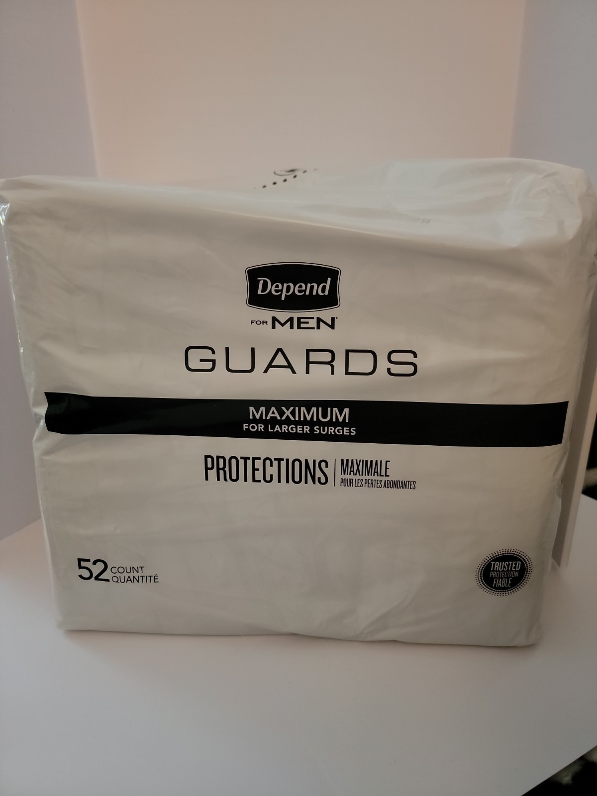 Depend 52 Guards for Men Maximum Absorbency for Larger Surges