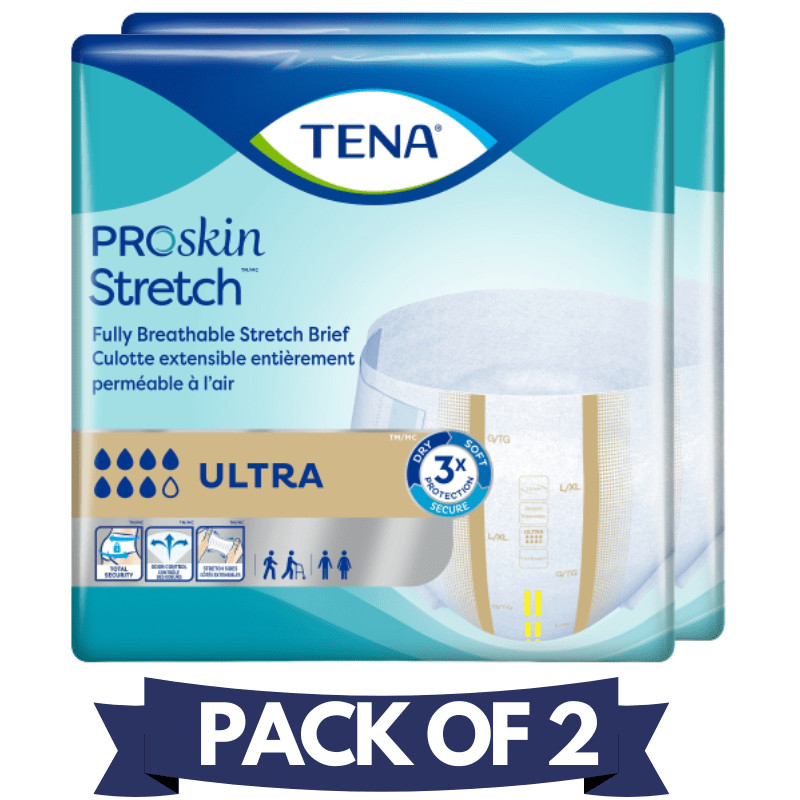 TENA ProSkin Ultra Incontinence Adult Diapers Briefs Heavy Absorbency M/R/L/XL ✅