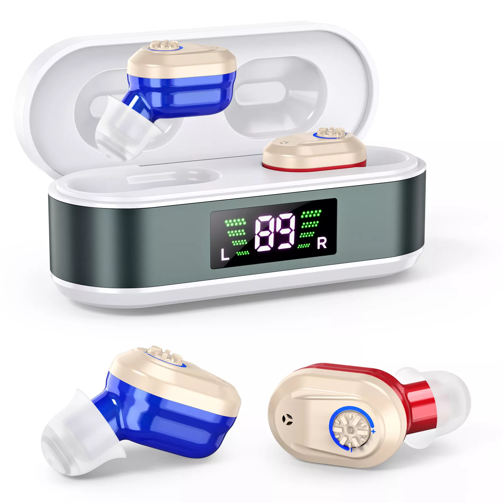 Rechargeable Hearing Aid Aids In The Ear ITE Digital Sound Voice Amplifier