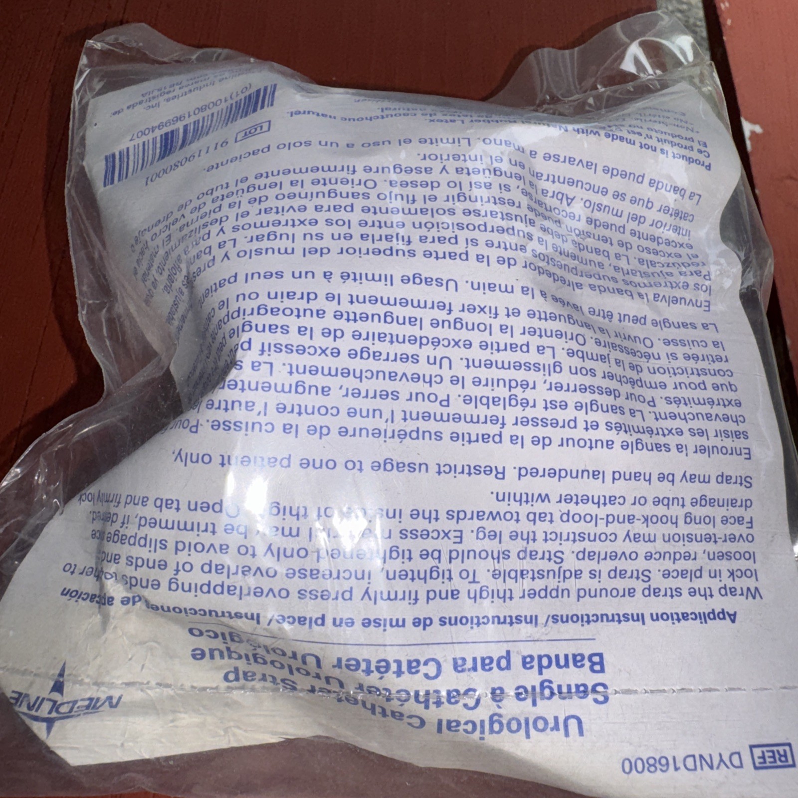 Medline Urological Catheter Strap DYND16800 *NEW*