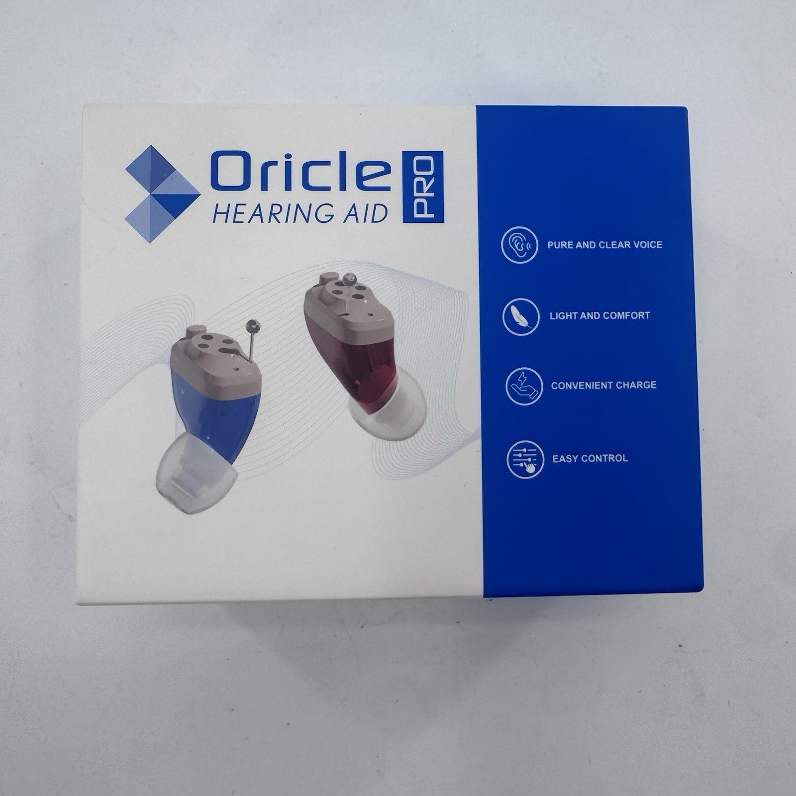 Oricle PRO Hearing Aid for Adults w/ Charging Case Fast Shipping