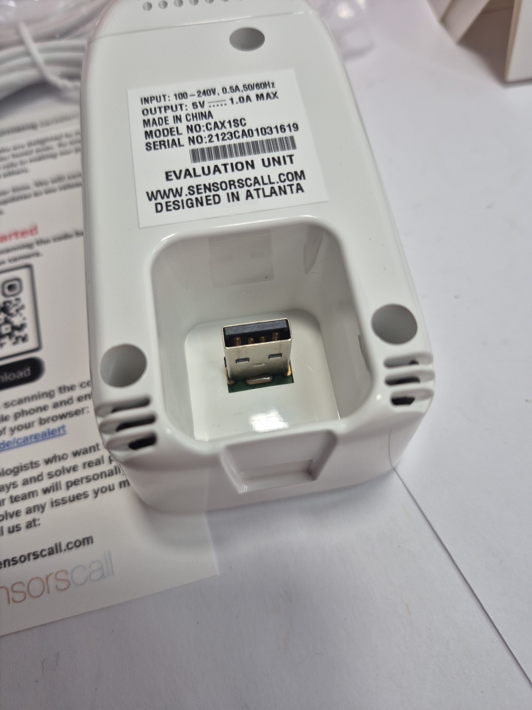 Sensor Call CareAlert Adult Elderly Senior Alert System Safety Sensor Monitor –