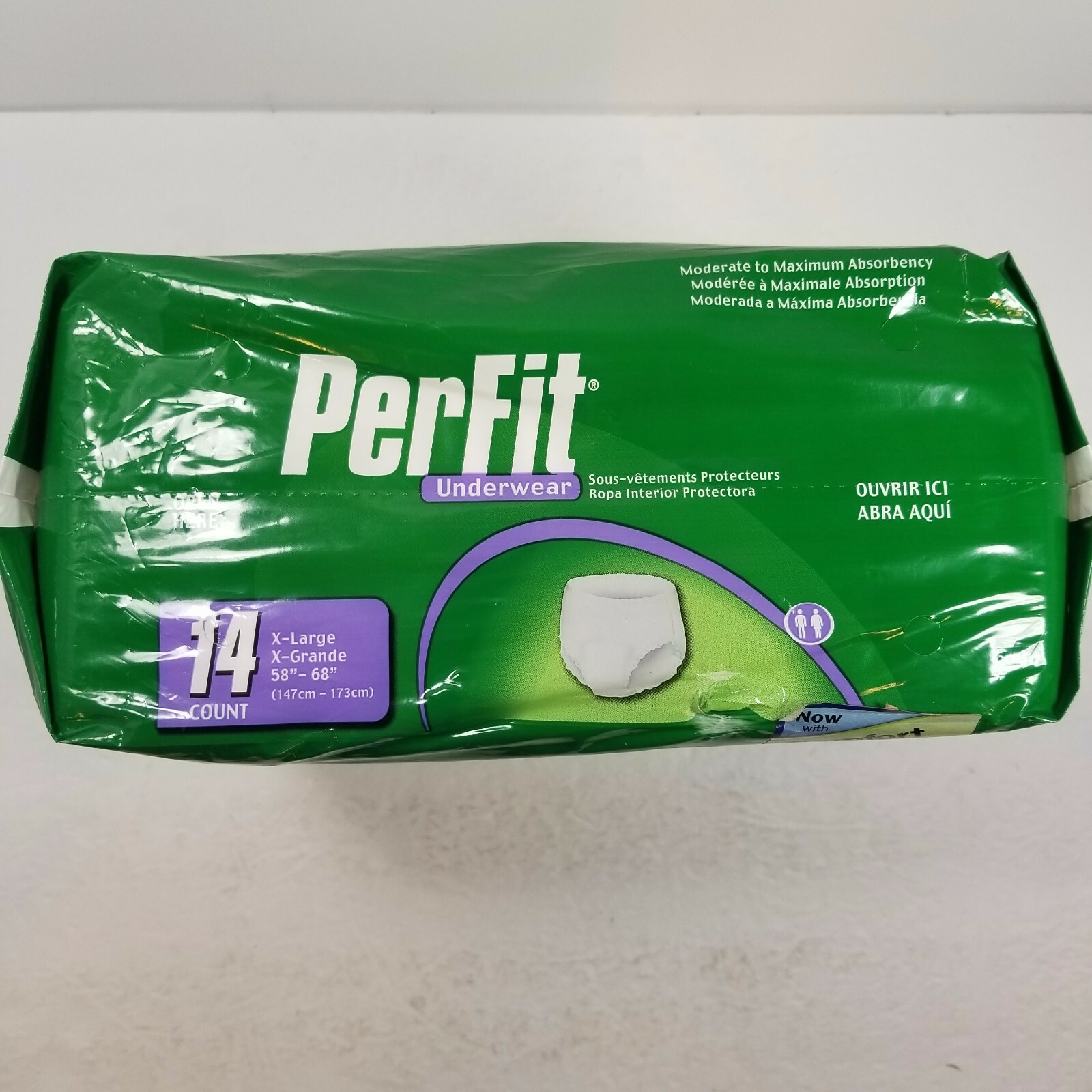 Prevail Per-fit Women’s Disposable Underwear XL 14 Count – NEW