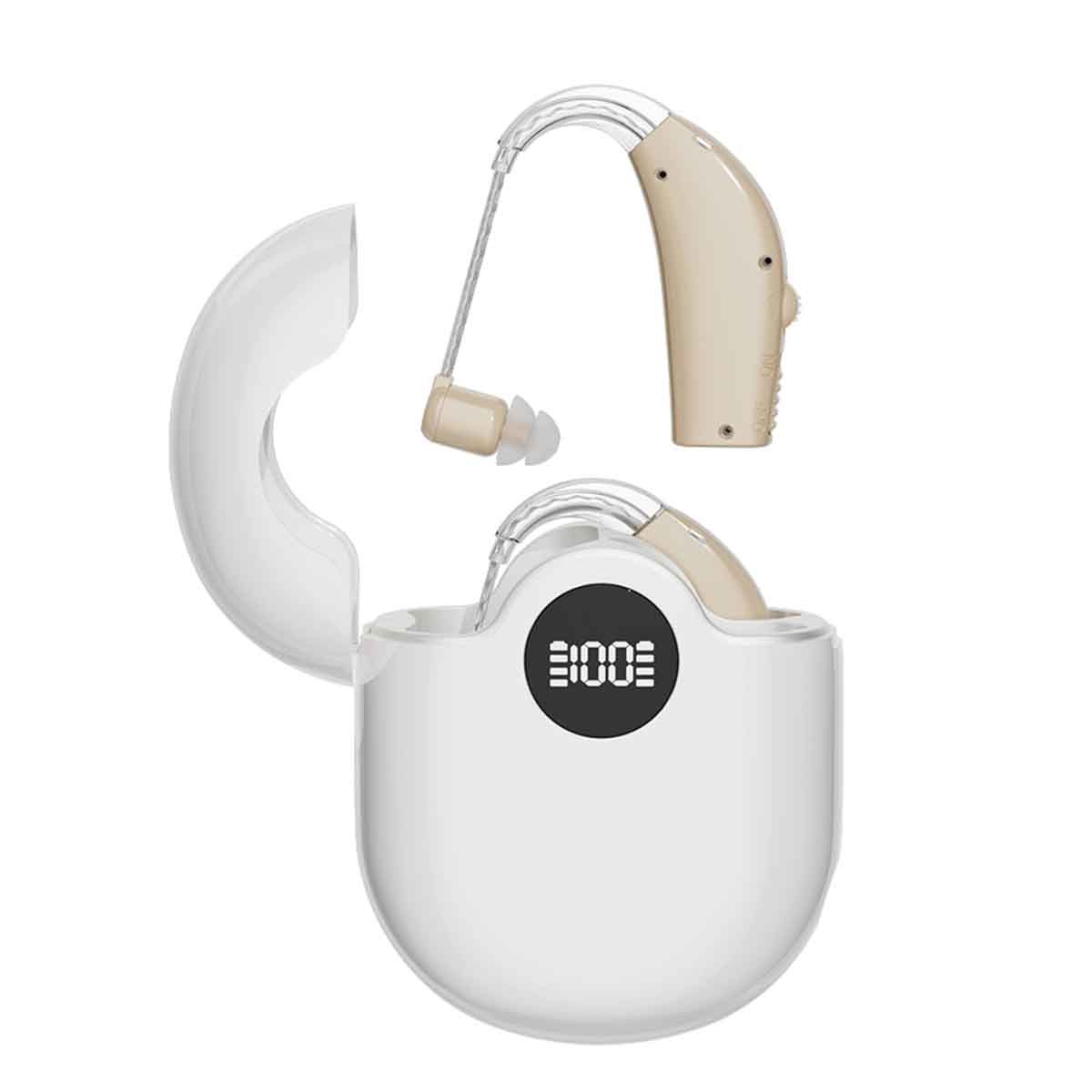 Rechargeable Digital Hearing Aids For Seniors OTC Adults With Noise Cancelling