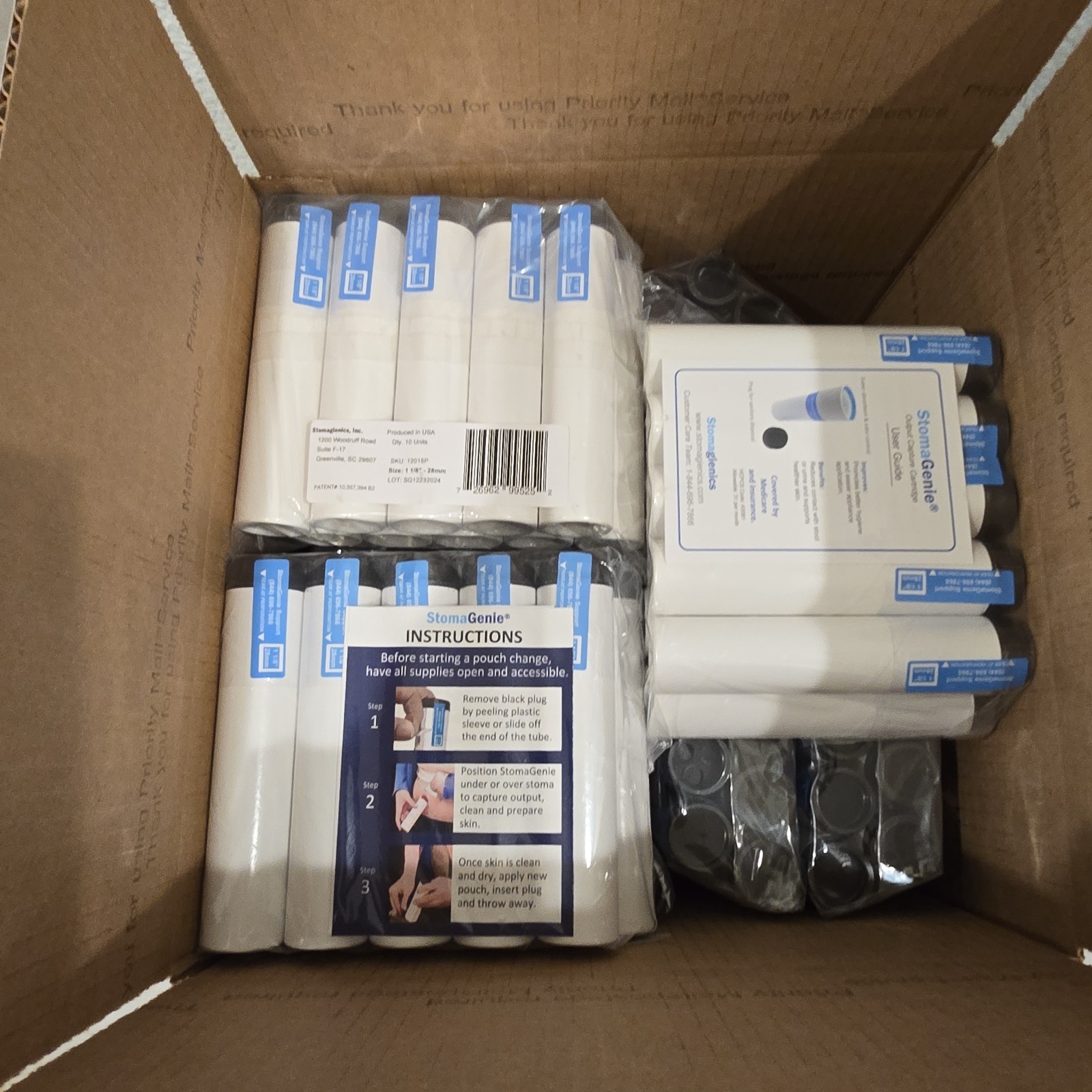 StomaGenie 10 Pack Capture Cartridges 1 1/8 – 28mm, 11 New Sealed Packages