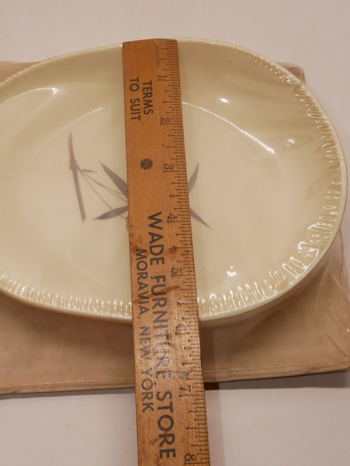 VTG. Retro Maddak Melamine Scooper Bowl Plate Dish To Aid Independent Living