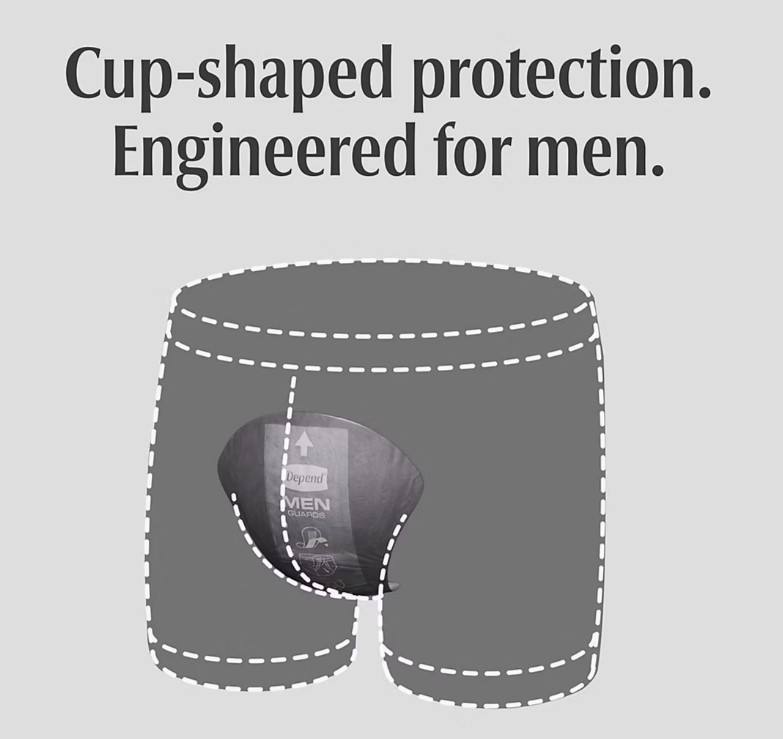 Depend Incontinence MAXIMUM Absorbency Pads for Men 104 Count