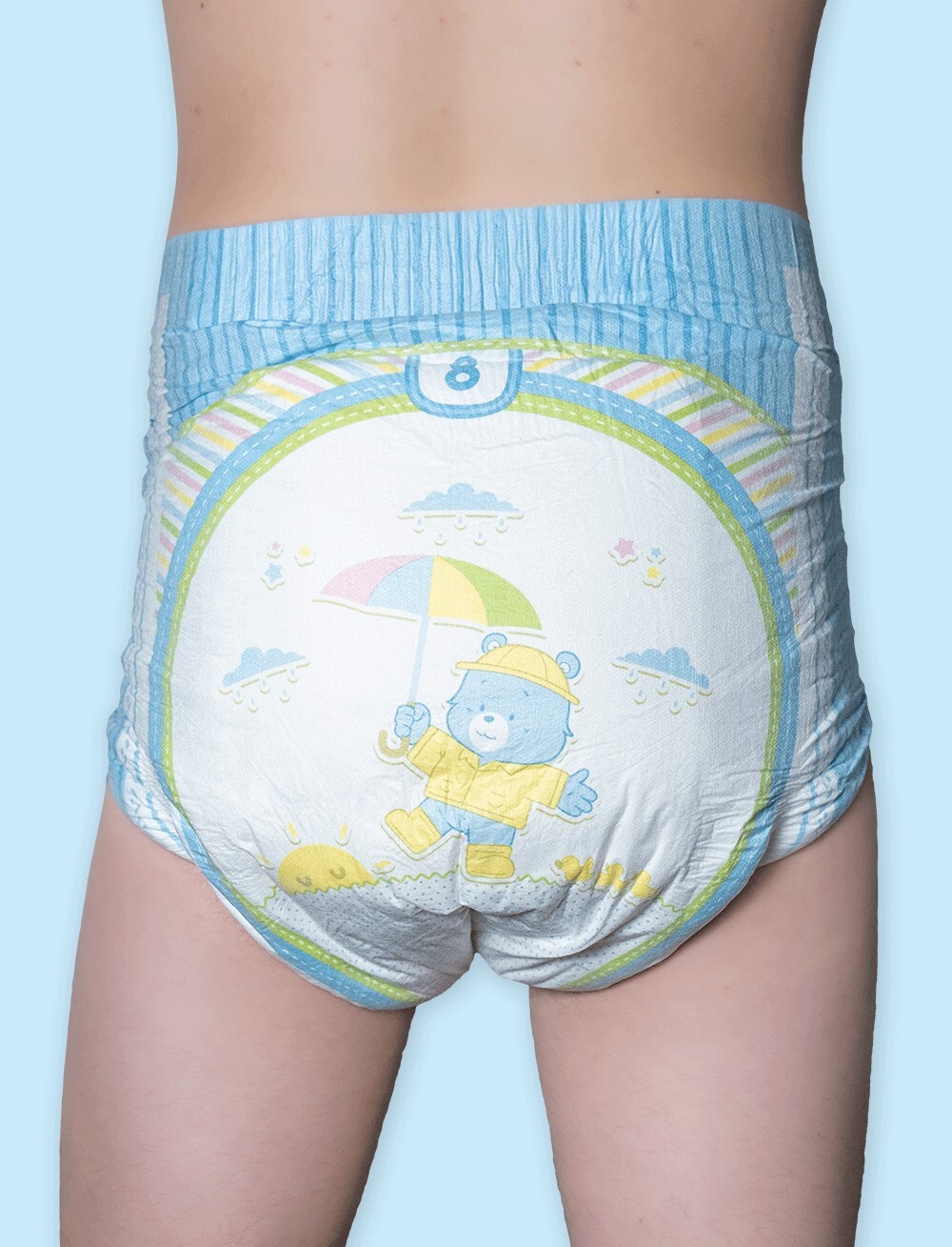 2-Pack of New Teddy’s Ultra 4 Tape ABDL Adult Diaper Size Large Cloth Backed