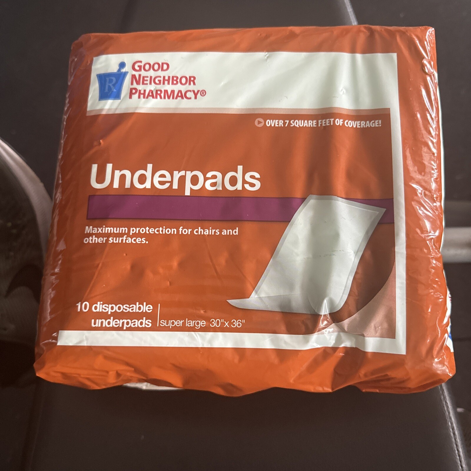 Good Neighbor Pharmacy Underpads Maximum Absorbency 30×36, 10 ct