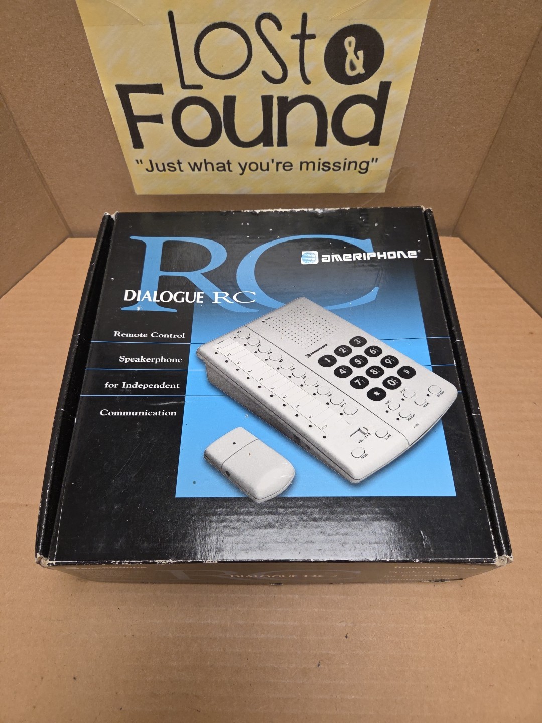 Ameriphone Dialogue RC-200 Hearing Impaired Telephone Base Unit *SEE PICS