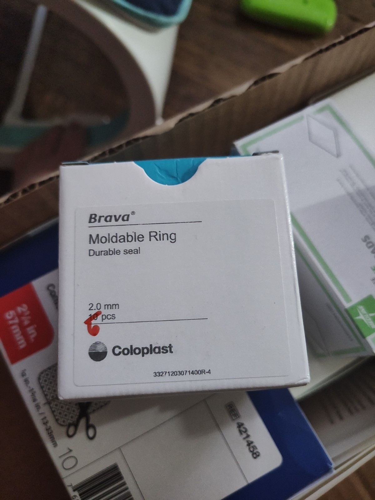 Coloplast Brava Moldable Barrier Rings 2″ Box Of 6 120307 New