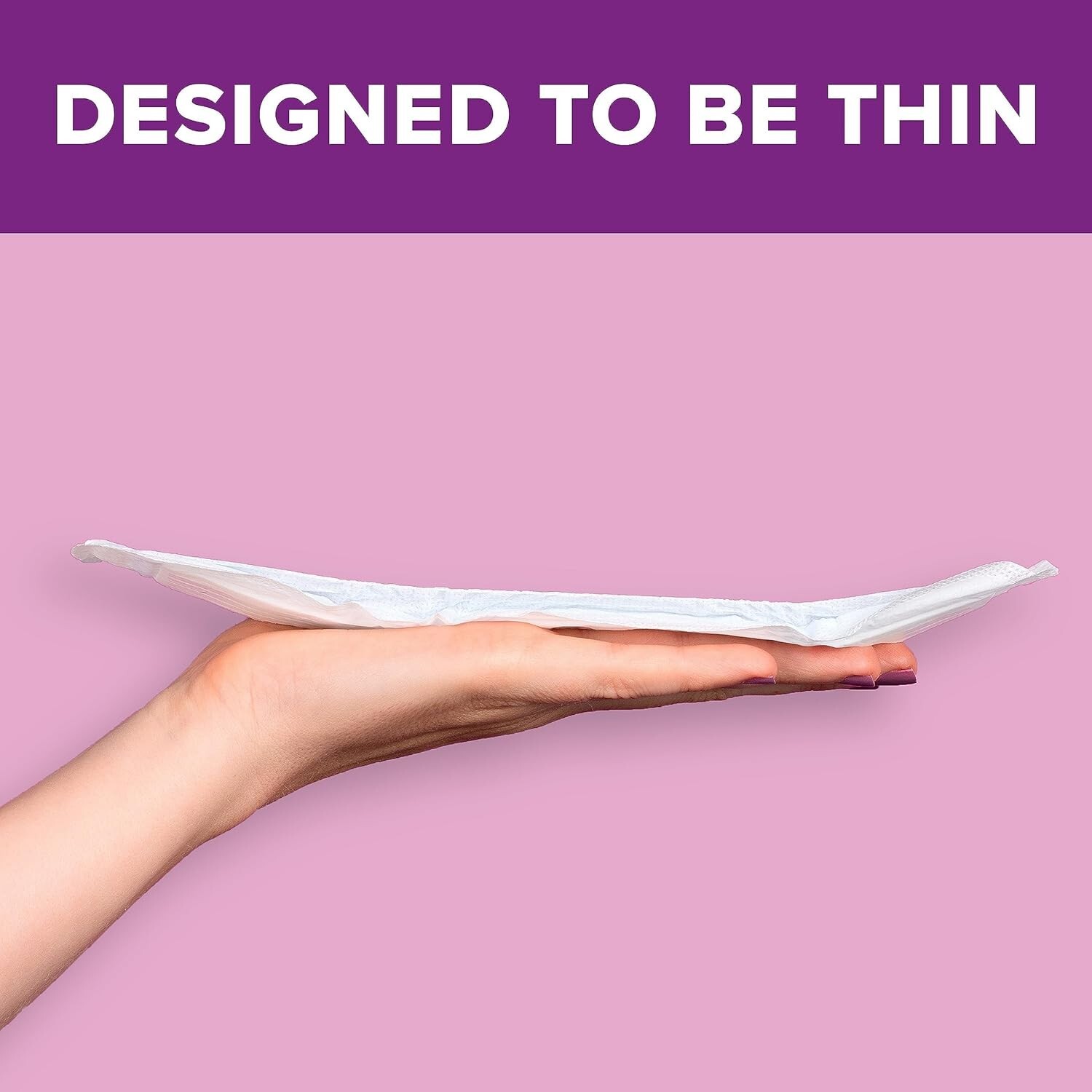 Poise Ultra Thin Incontinence Pads for Women, with Wings, Postpartum Pads, Moder