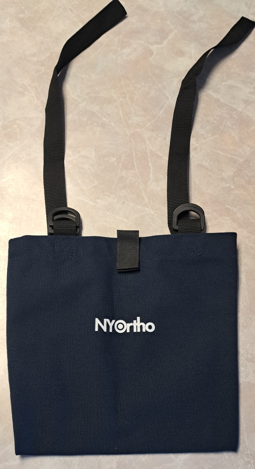 NYOrtho 9549 Urine Drainage Bag Holder Cover Blue Washable For Wheelchair/Bed
