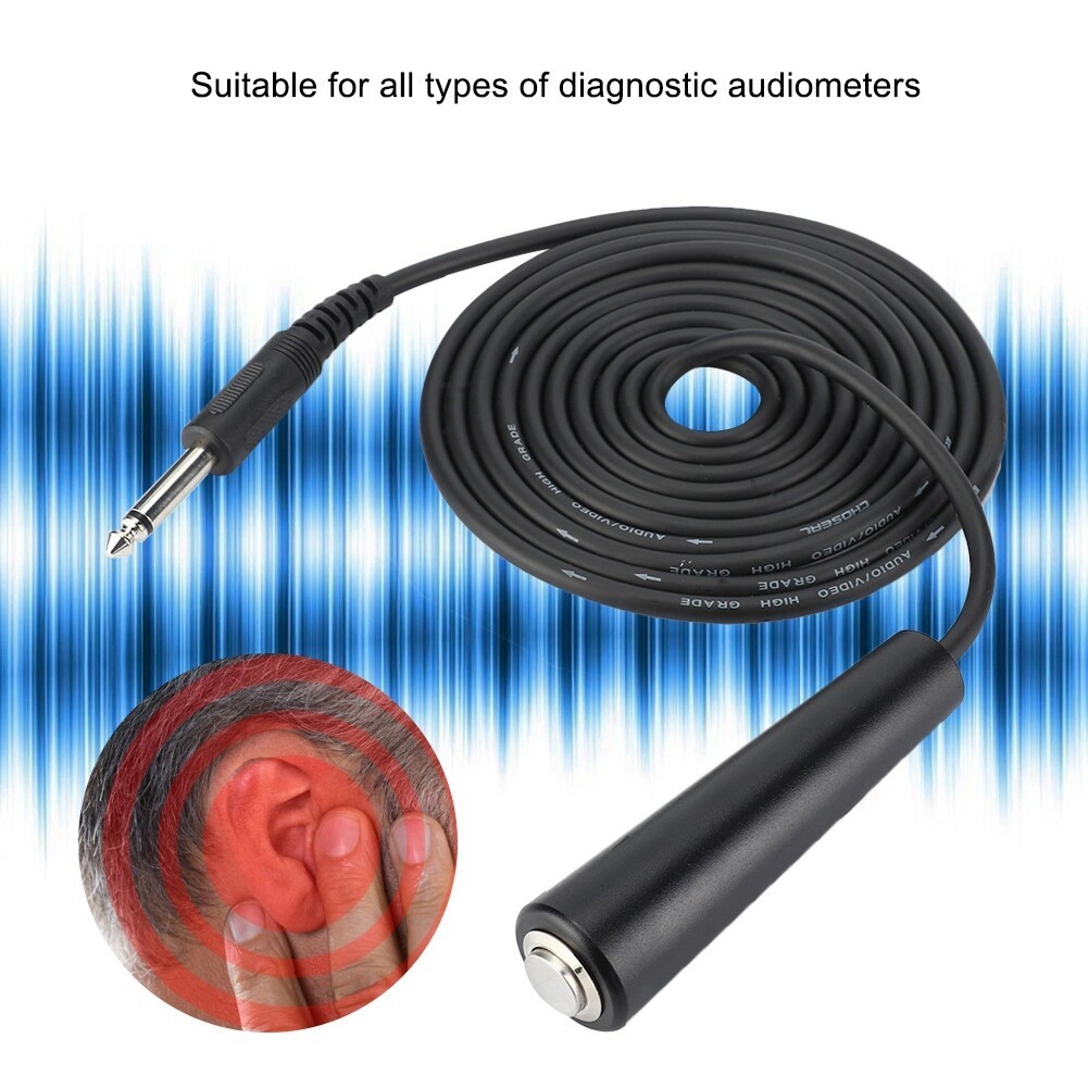 Universal Smart Audiometer Patient Response Switch Cord Hearing Screening