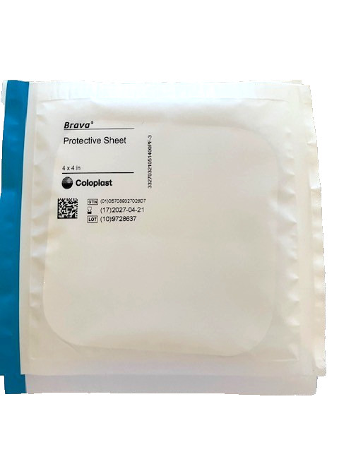 Coloplast Brava Skin Protective Sheet 4 X 4 Inch 032105 NEW, 10 CT, Expire 2027