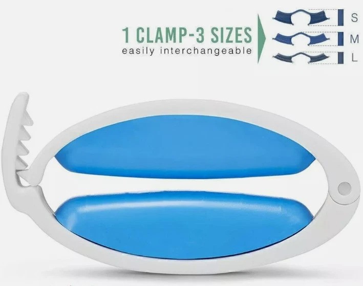 Penis Clamp, Penis Clamp -Device for Male Incontinence 3 Sizes +Free Pouch Bag