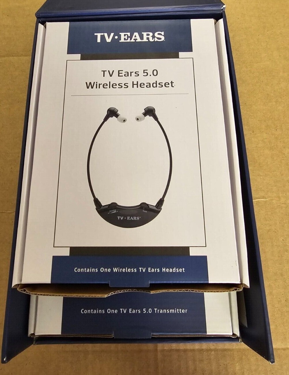 TV Ears Analog Wireless Headset System For TV Ideal For Seniors & With Hearing
