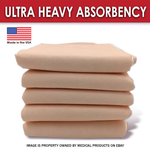 200 HEAVY 30×36 Pads Adult Urinary Incontinence Disposable Bed Pee Underpads