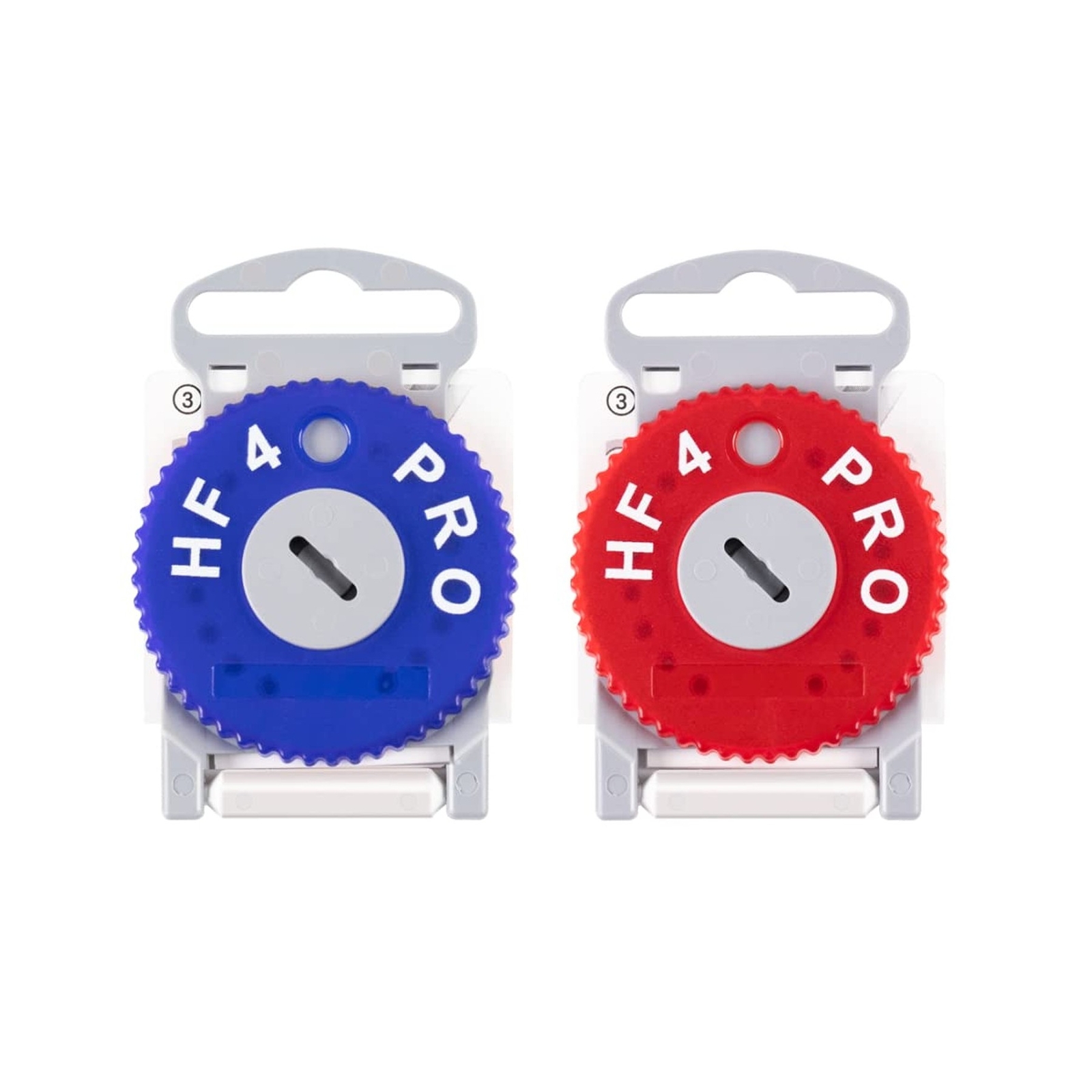 HF4 Pro Wax Guard Hearing Aids Wax Filters Earwax Traps Cerustop(Red&Blue)